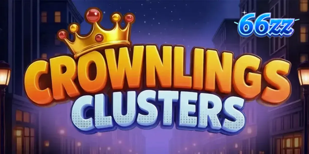 Crownlings Clusters স্লট গেমের রঙিন এবং অদ্ভুত প্রাণীদের গ্রিড ইন্টারফেস